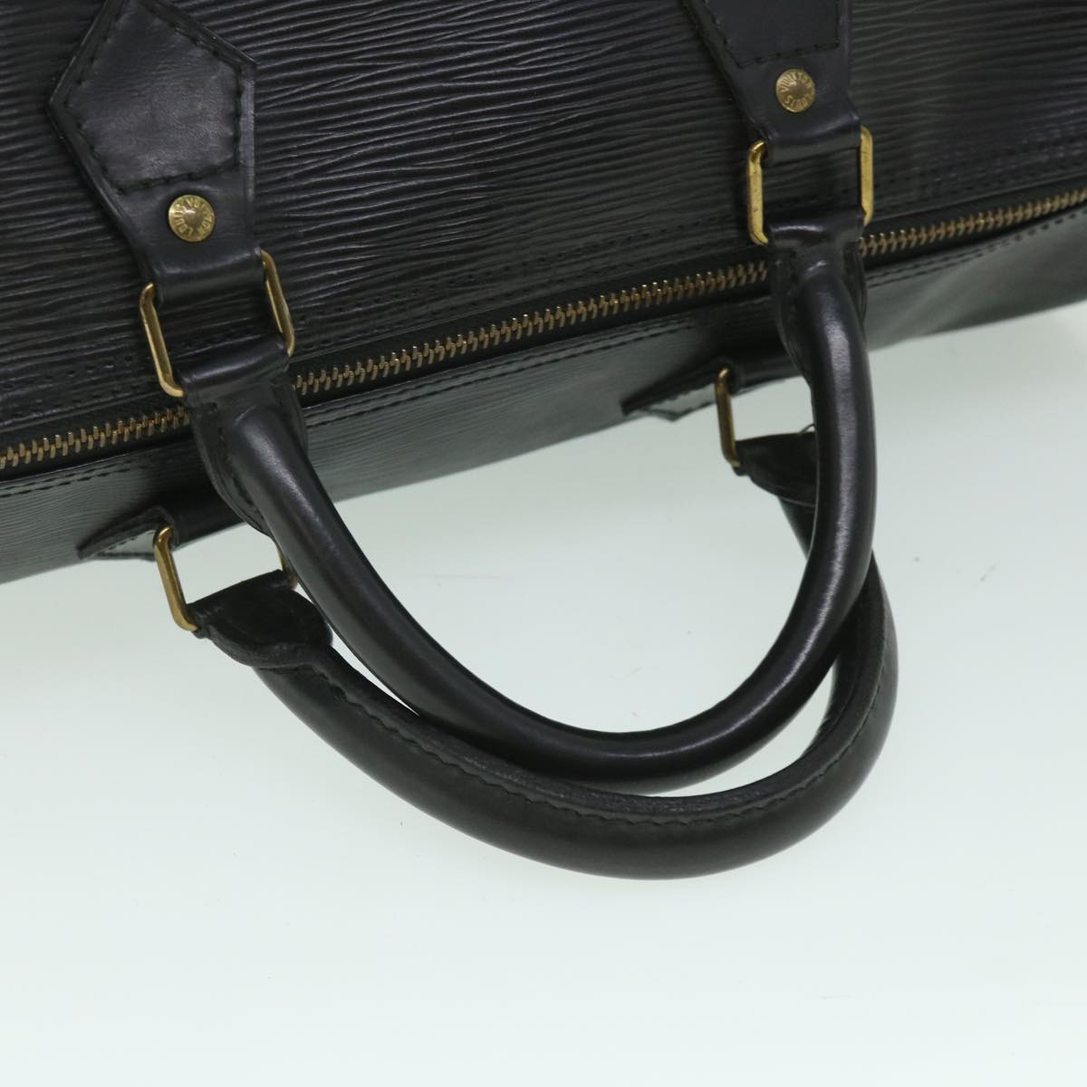 LOUIS VUITTON Epi Speedy 35 Hand Bag Noir black M42992 LV Auth 53233