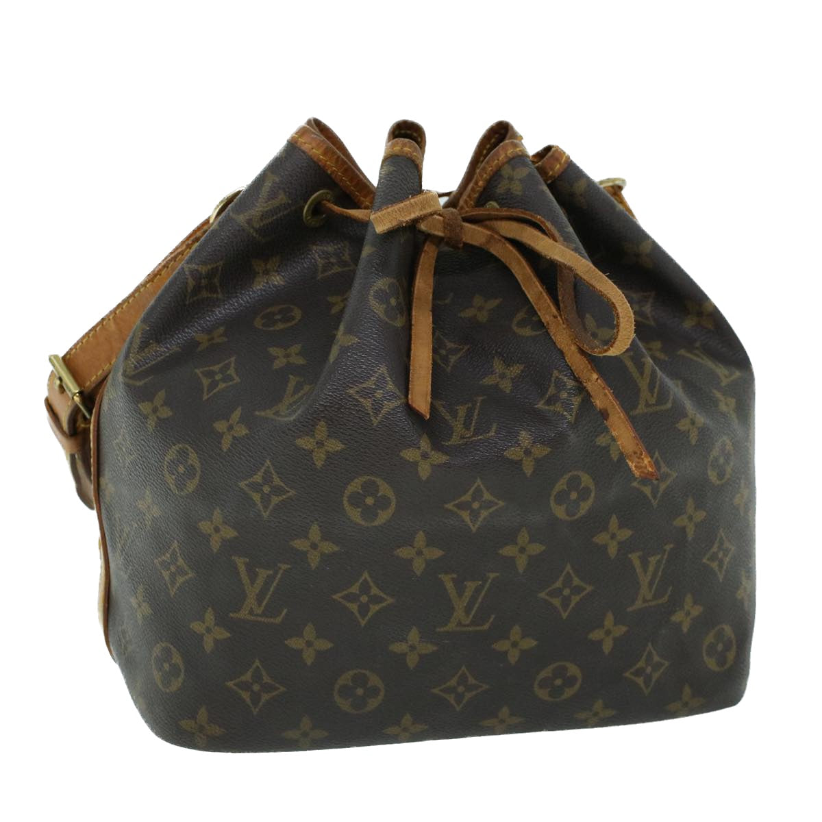 LOUIS VUITTON Monogram Petit Noe Shoulder Bag M42226 LV Auth 53243