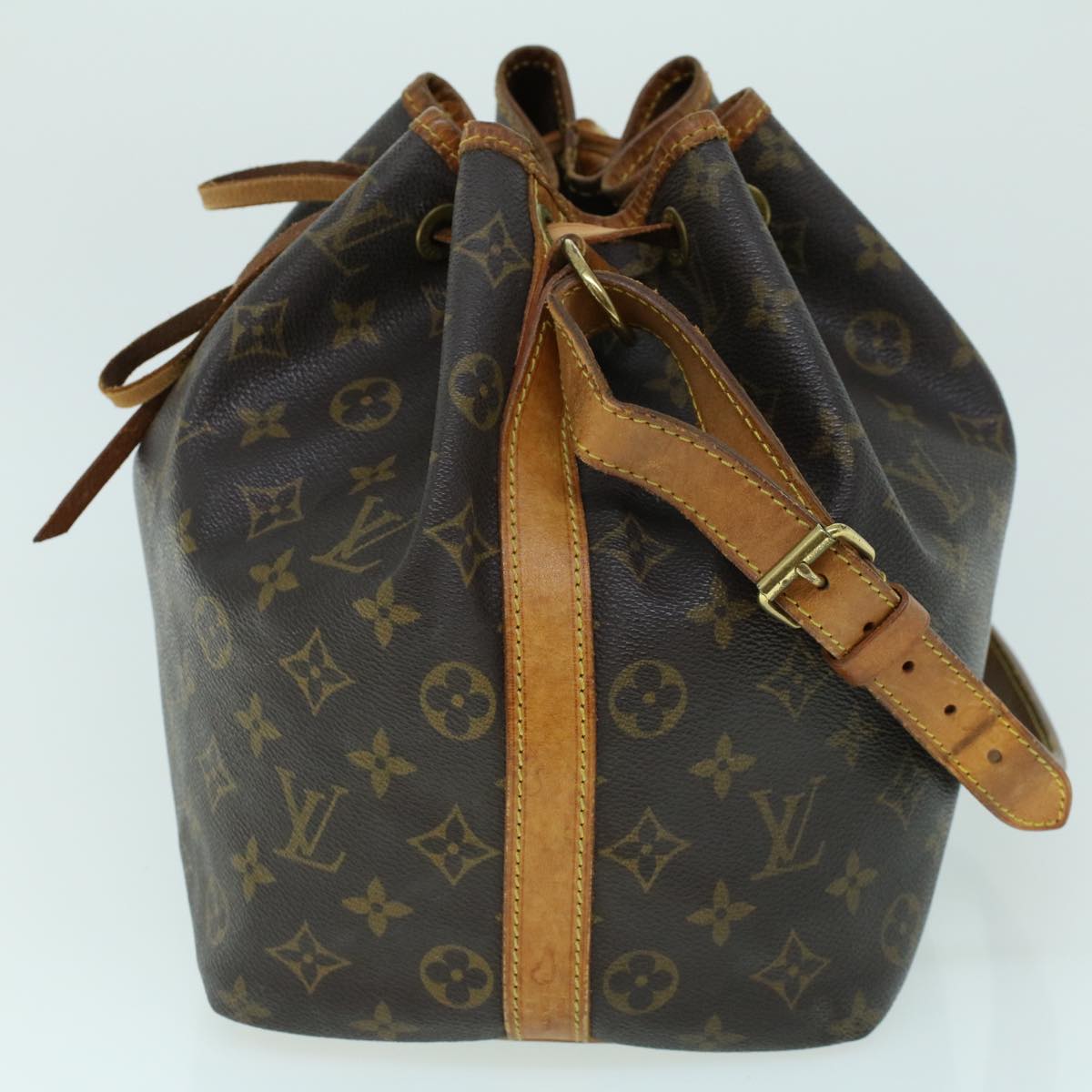 LOUIS VUITTON Monogram Petit Noe Shoulder Bag M42226 LV Auth 53243