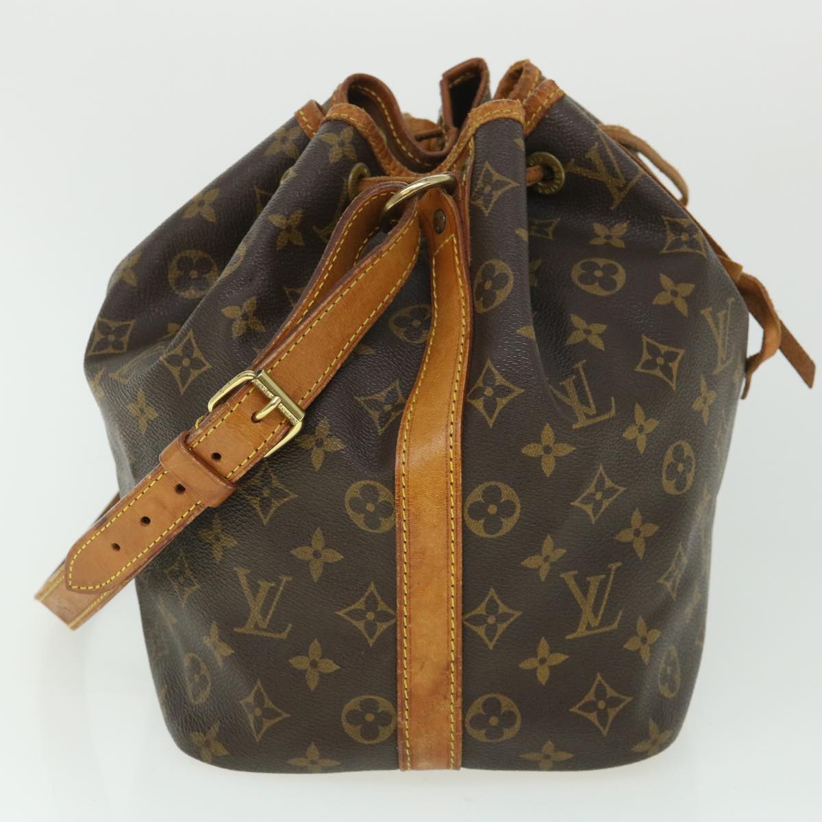 LOUIS VUITTON Monogram Petit Noe Shoulder Bag M42226 LV Auth 53336