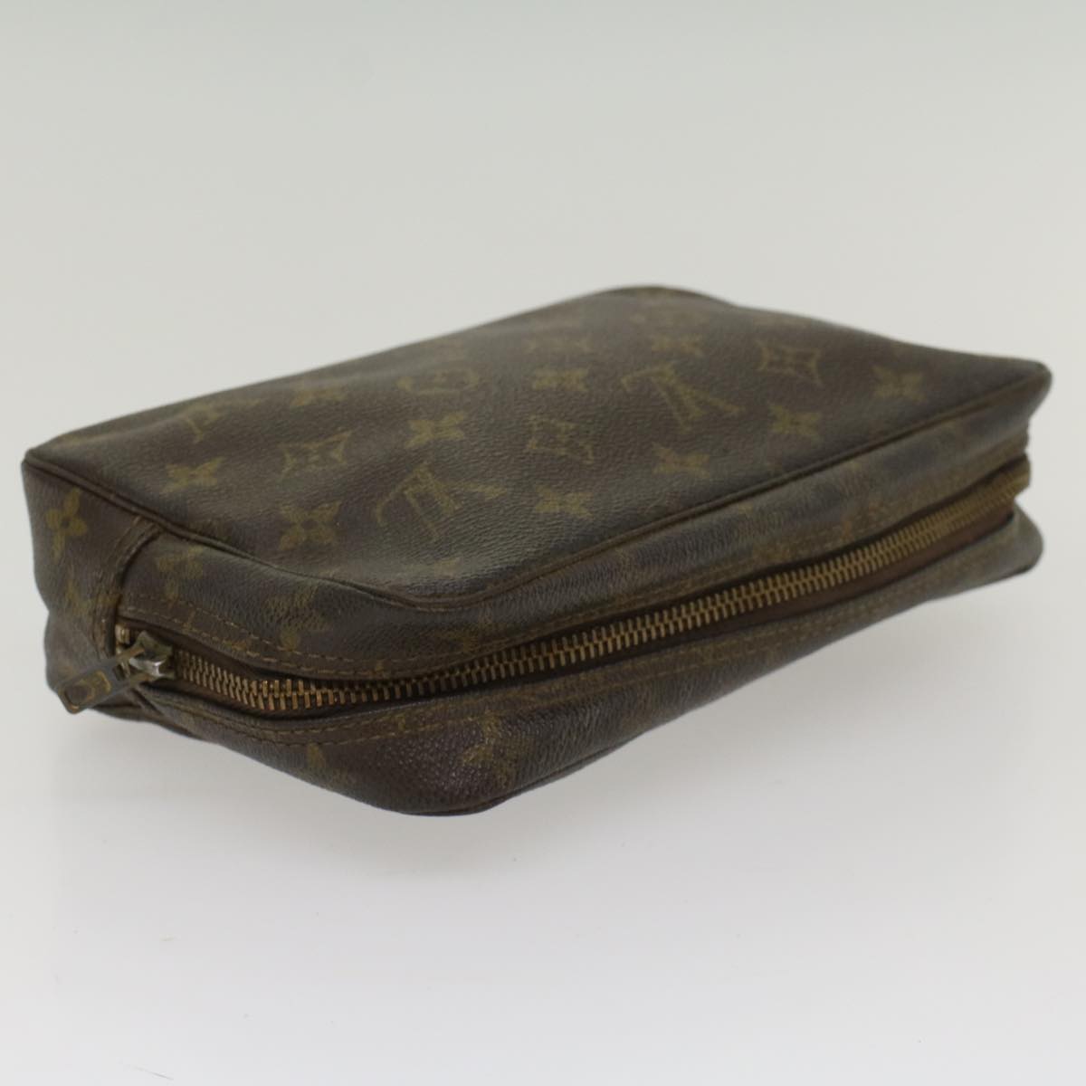 LOUIS VUITTON Monogram Trousse Toilette 23 Clutch Bag M47524 LV Auth 53346