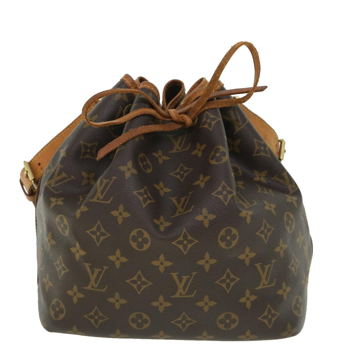 LOUIS VUITTON Monogram Petit Noe Shoulder Bag M42226 LV Auth 53360