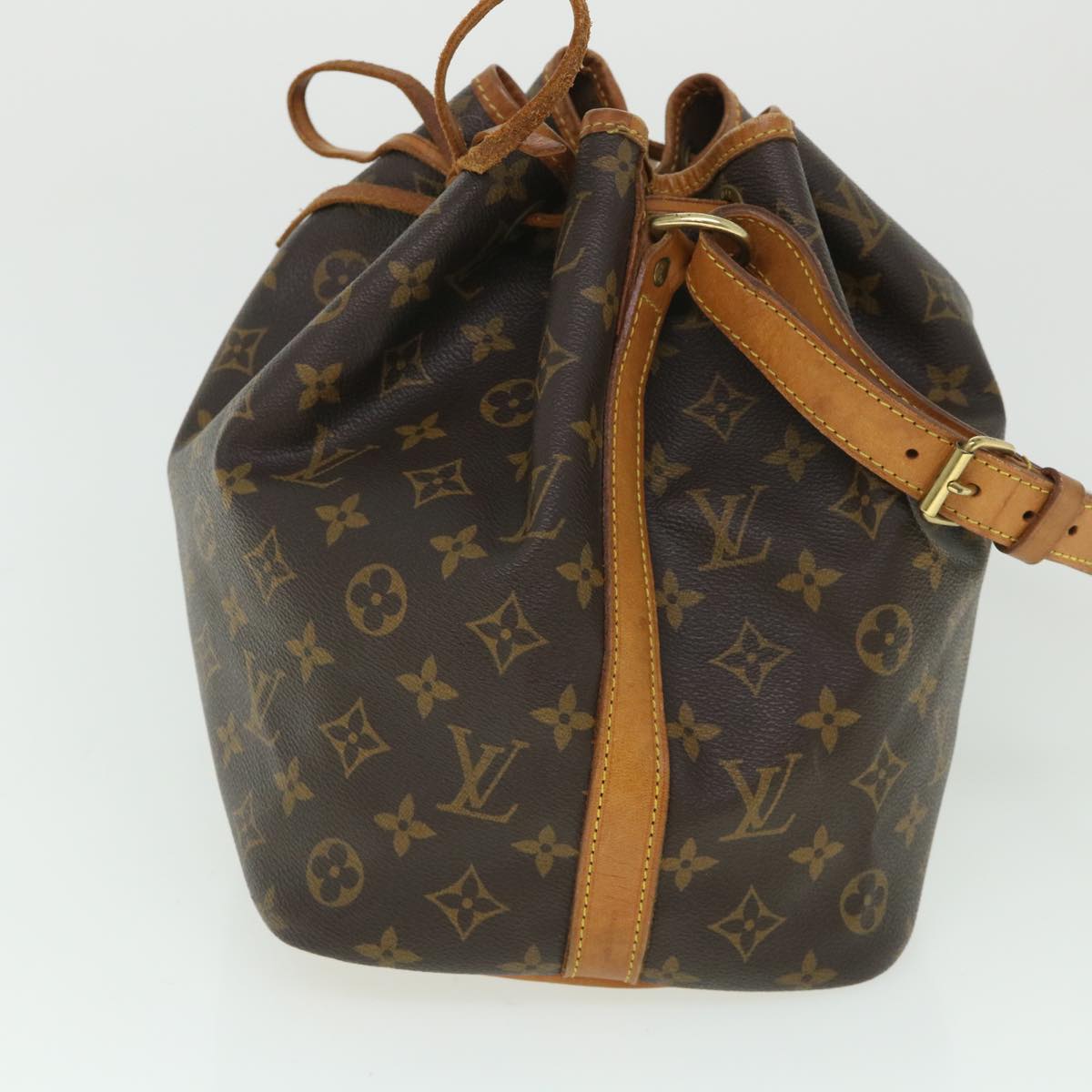 LOUIS VUITTON Monogram Petit Noe Shoulder Bag M42226 LV Auth 53360