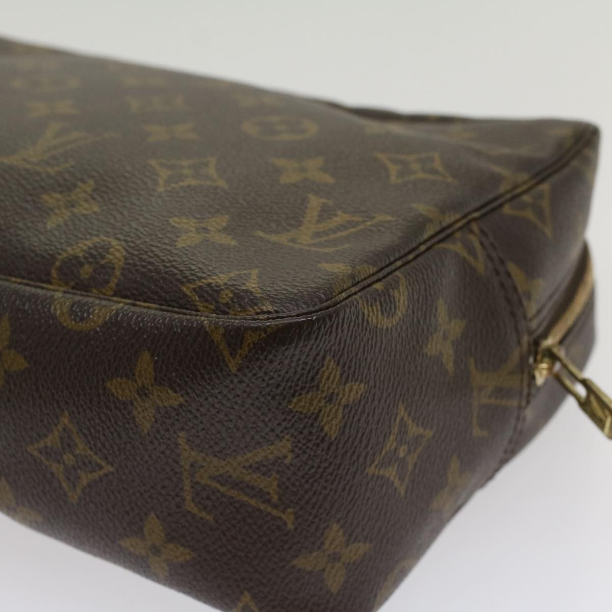 LOUIS VUITTON Monogram Trousse Toilette 28 Clutch Bag M47522 LV Auth 53362