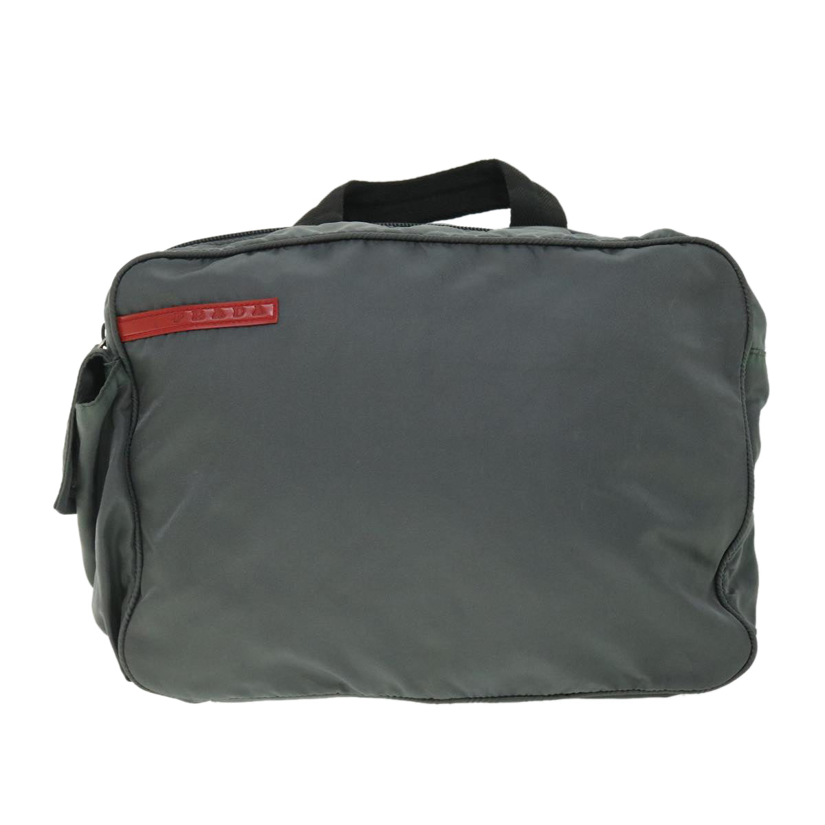 PRADA Sports Backpack Nylon Gray Auth 53381