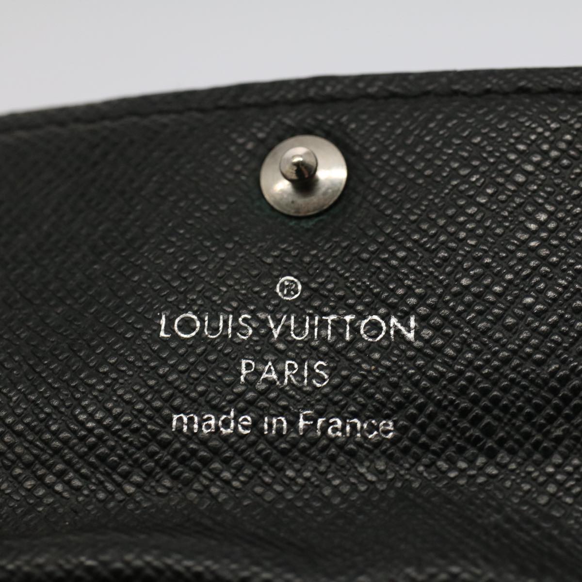 LOUIS VUITTON Damier Graphite Multicles 6 Key Case N62662 LV Auth 53425