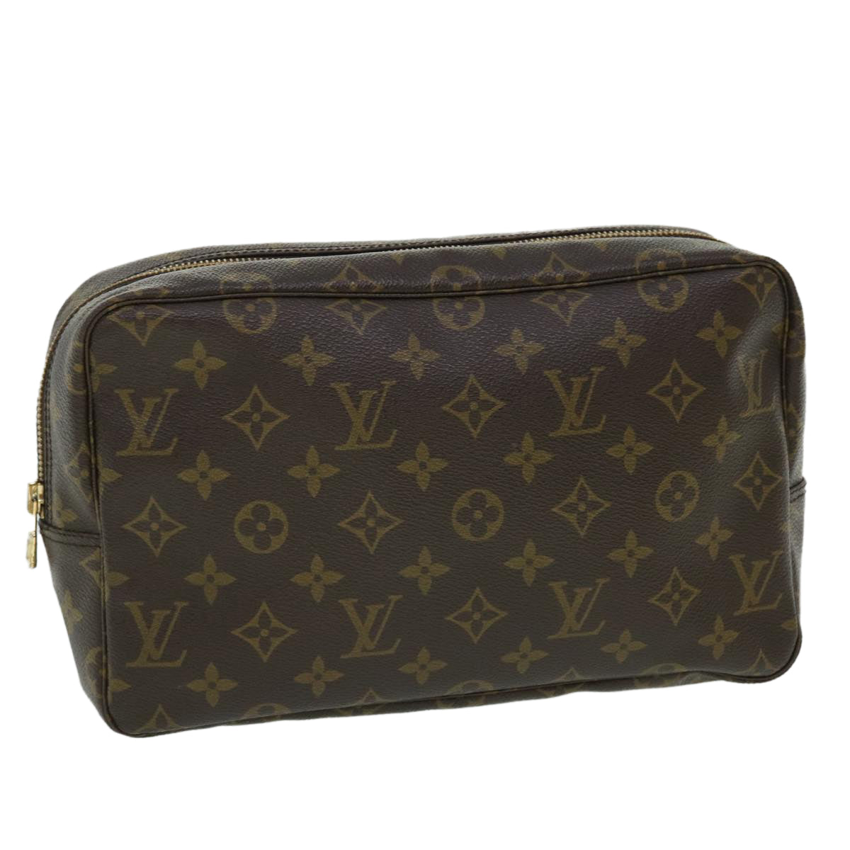 LOUIS VUITTON Monogram Trousse Toilette 28 Clutch Bag M47522 LV Auth 53435