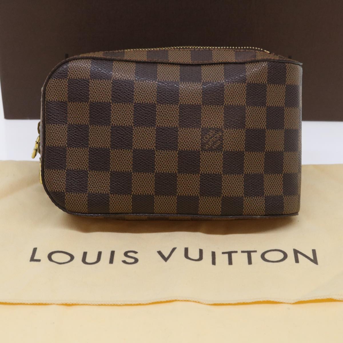 LOUIS VUITTON Damier Ebene Geronimos Shoulder Bag N51994 LV Auth 53436A