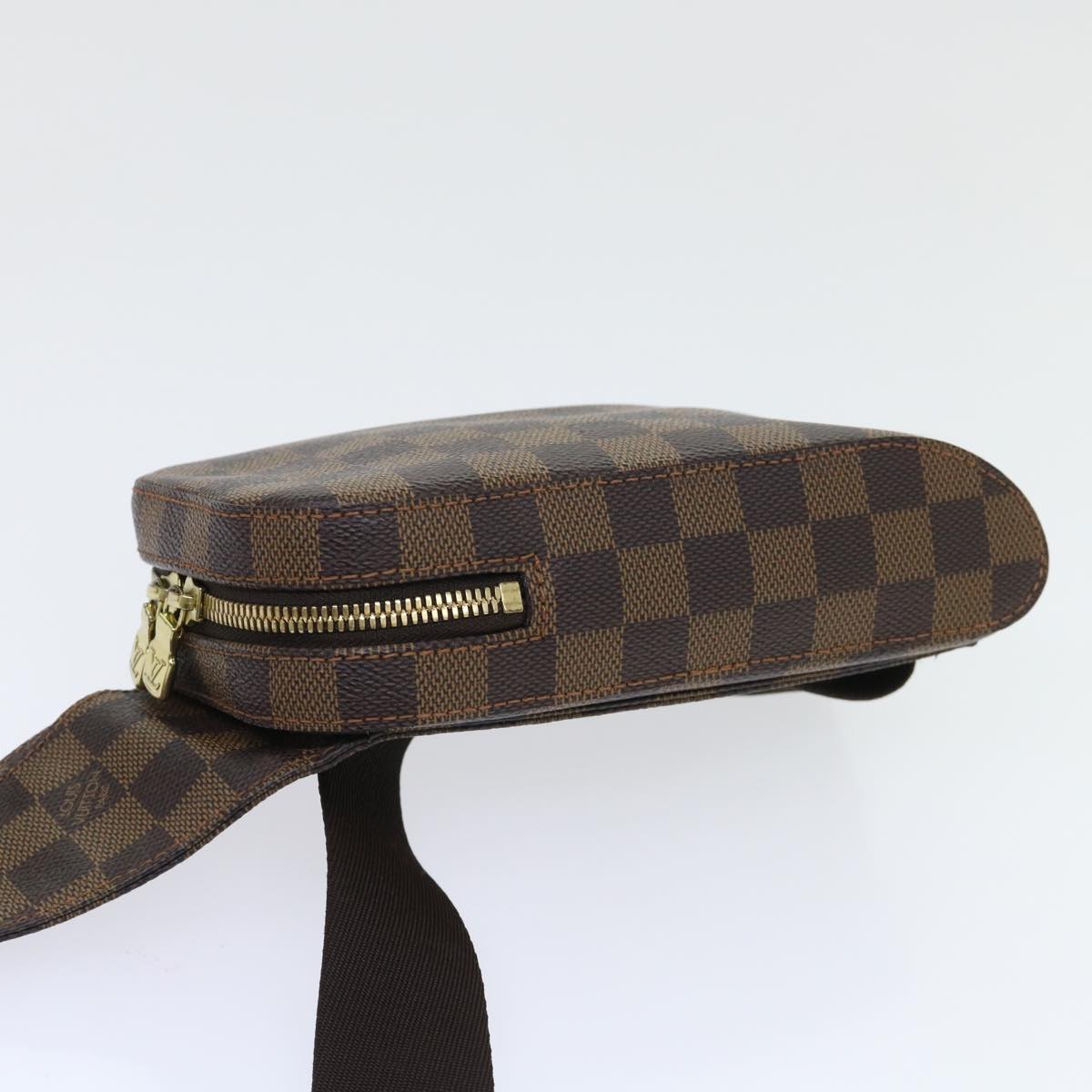 LOUIS VUITTON Damier Ebene Geronimos Shoulder Bag N51994 LV Auth 53436A