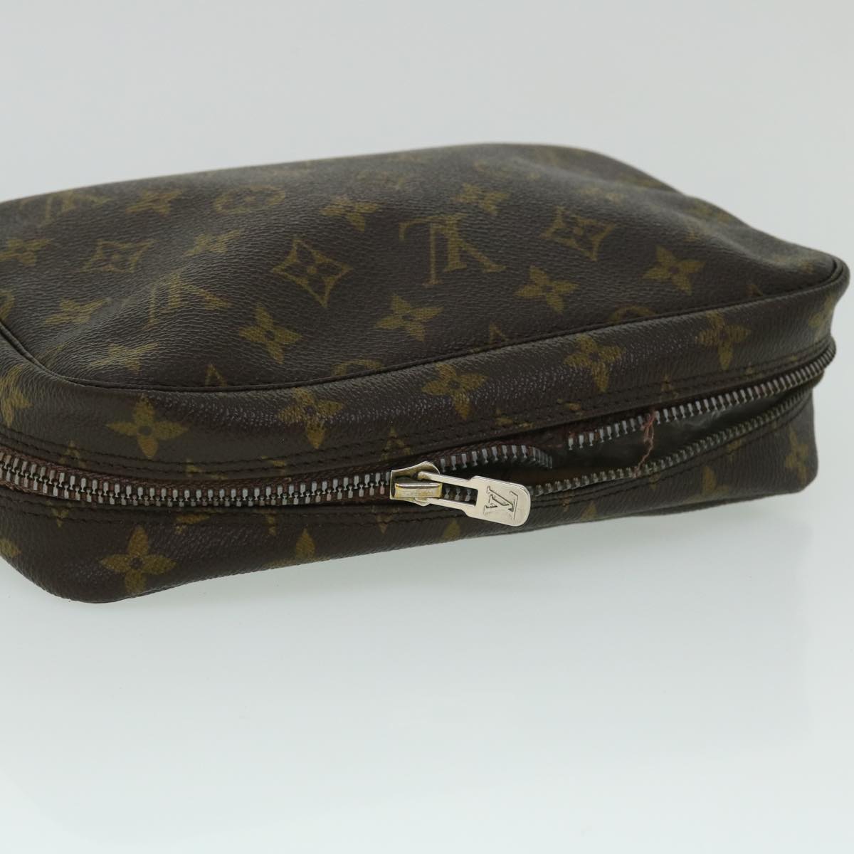 LOUIS VUITTON Monogram Trousse Toilette 23 Clutch Bag M47524 LV Auth 53440