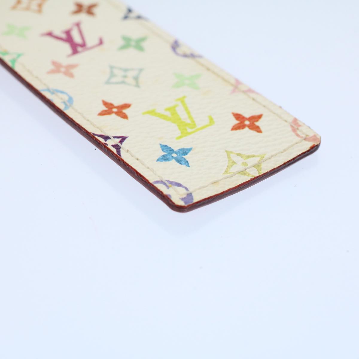 LOUIS VUITTON Monogram Multicolor Mark Page Kadu Bookmark M99196 LV Auth 53479