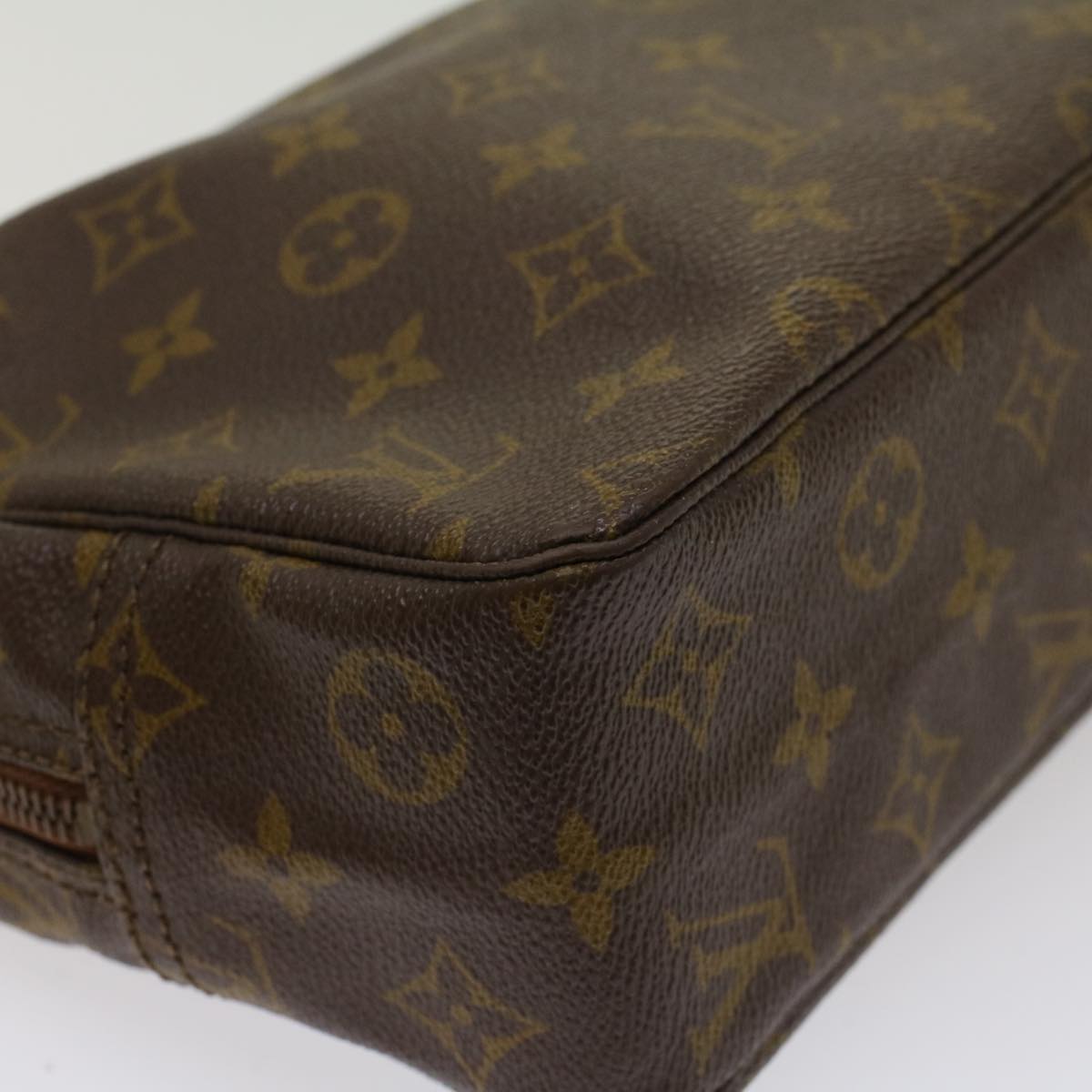 LOUIS VUITTON Monogram Trousse Toilette 28 Clutch Bag M47522 LV Auth 53483