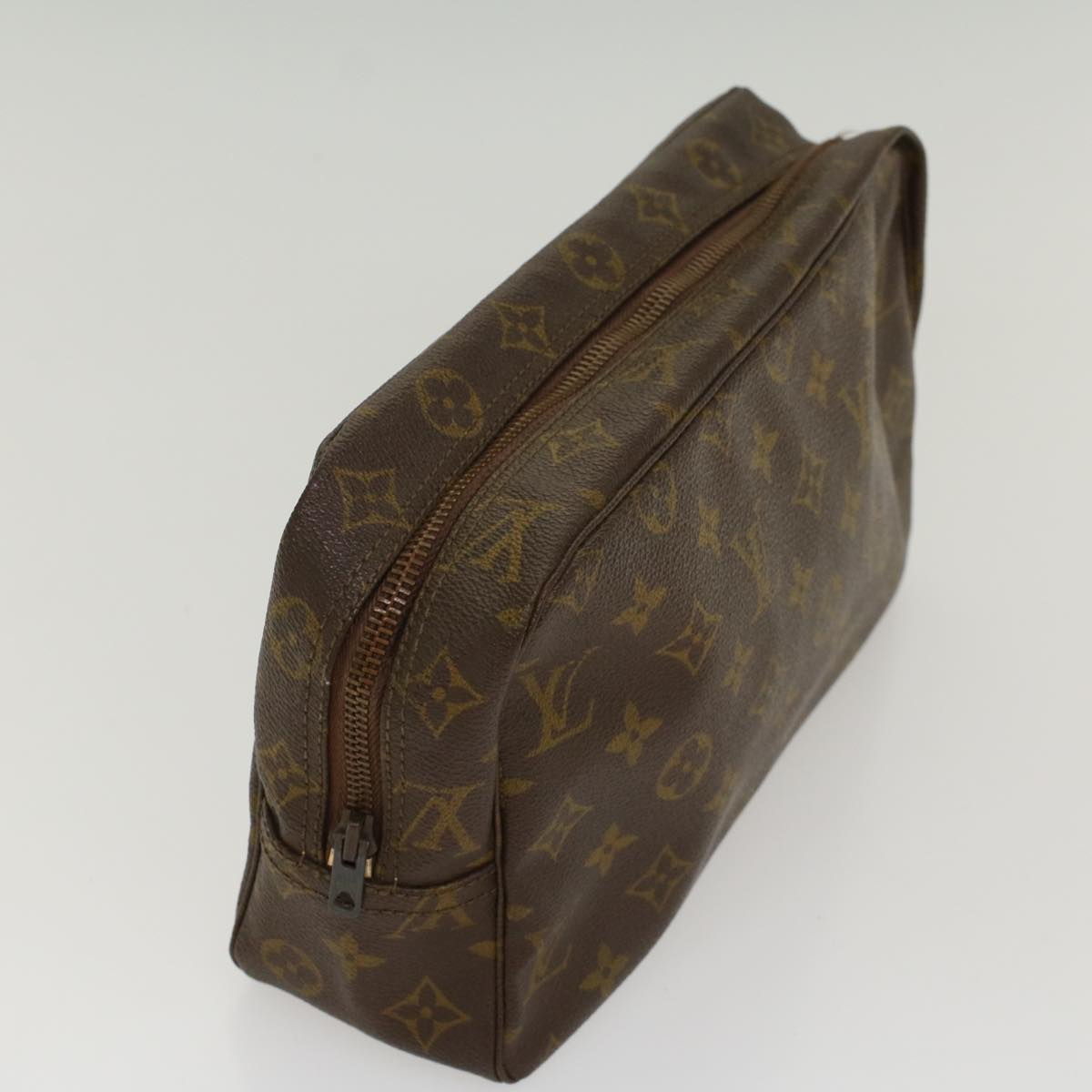 LOUIS VUITTON Monogram Trousse Toilette 28 Clutch Bag M47522 LV Auth 53483