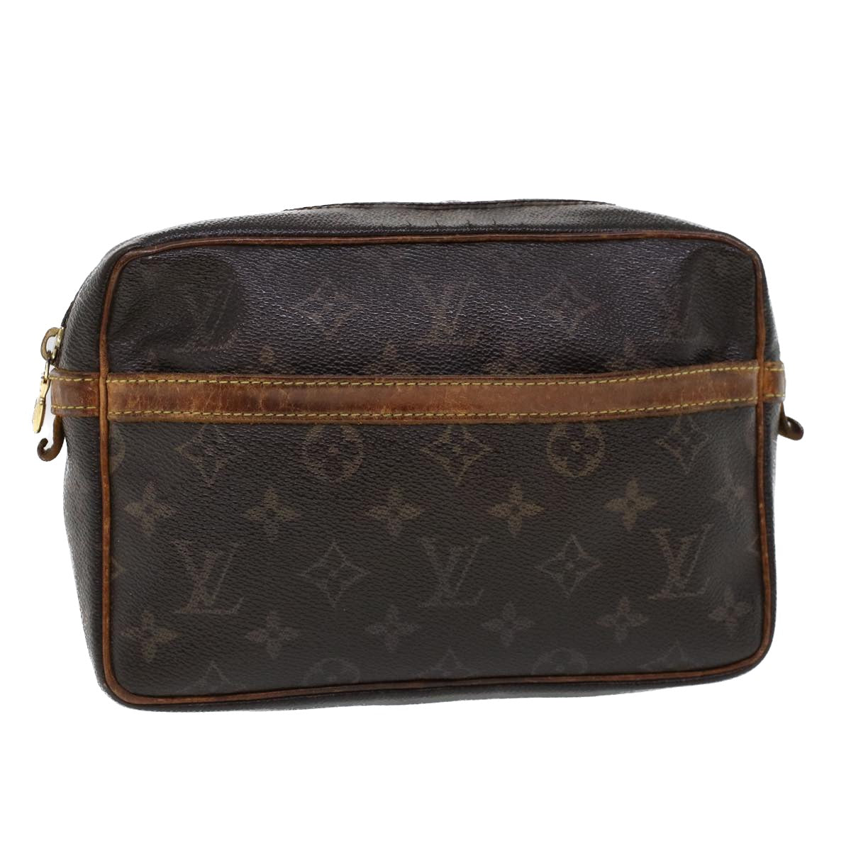 LOUIS VUITTON Monogram Compiegne 23 Clutch Bag M51847 LV Auth 53484