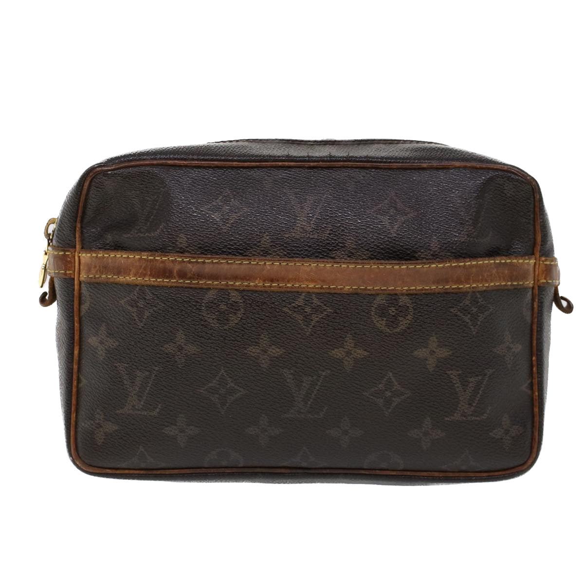 LOUIS VUITTON Monogram Compiegne 23 Clutch Bag M51847 LV Auth 53484