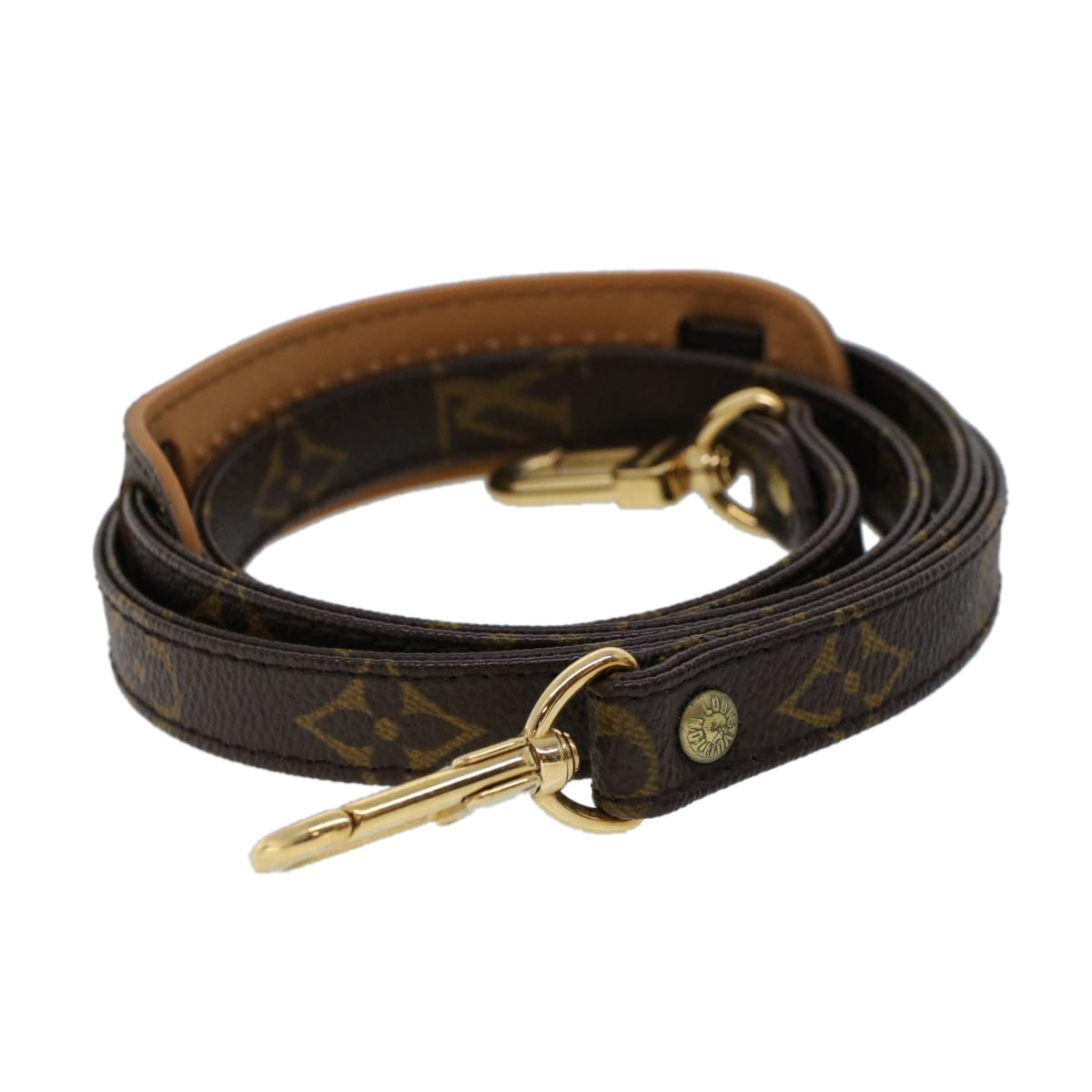 LOUIS VUITTON Monogram Shoulder Strap 42.9"" LV Auth 53489