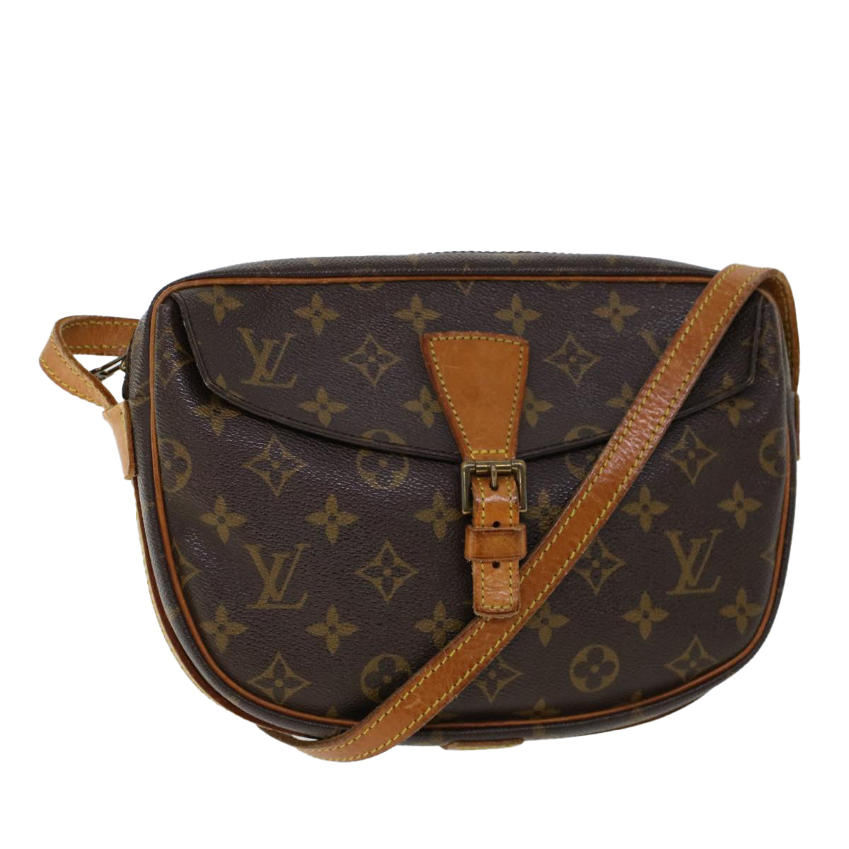 LOUIS VUITTON Monogram Jeune Fille MM Shoulder Bag M51226 LV Auth 53495