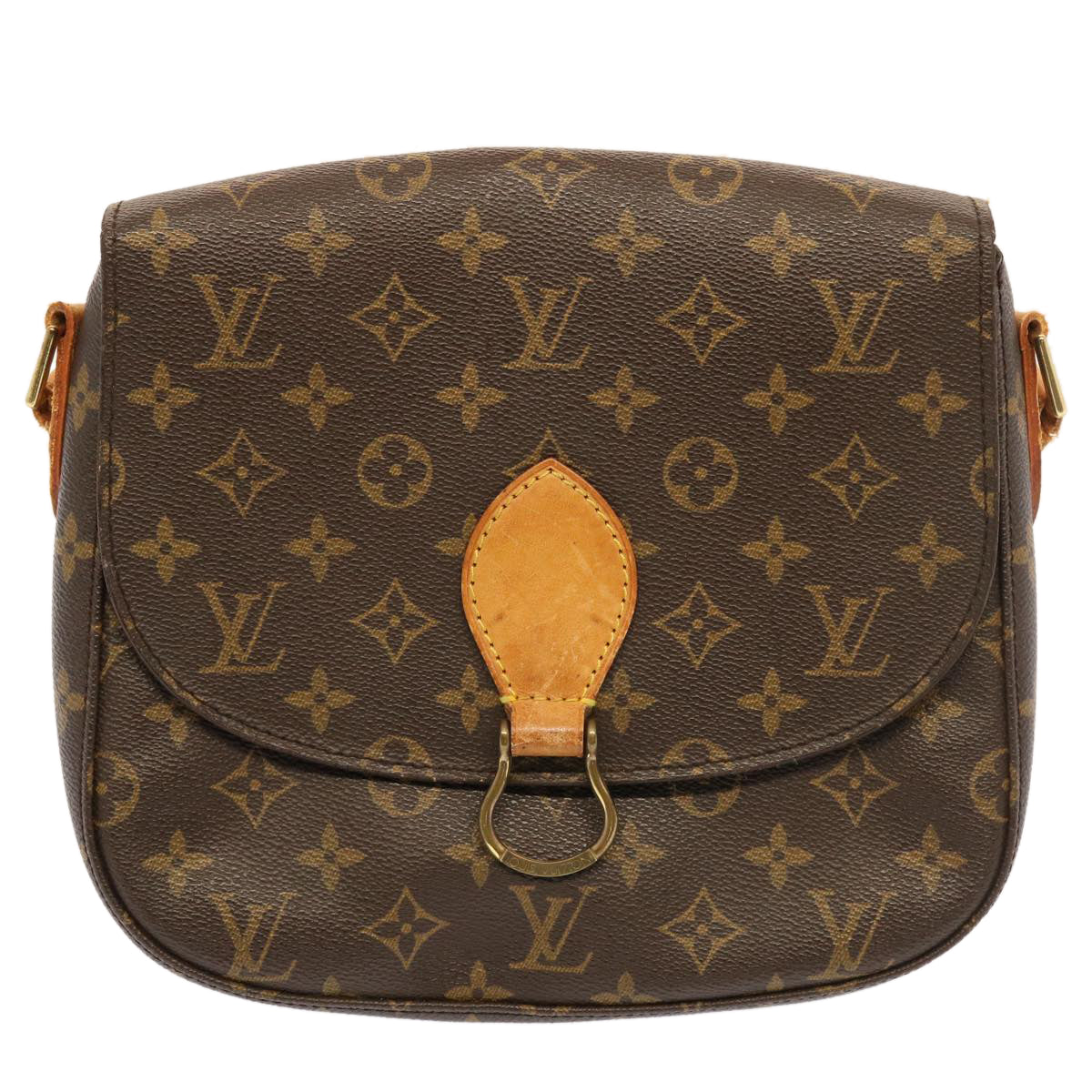 LOUIS VUITTON Monogram Saint Cloud GM Shoulder Bag M51242 LV Auth 53511