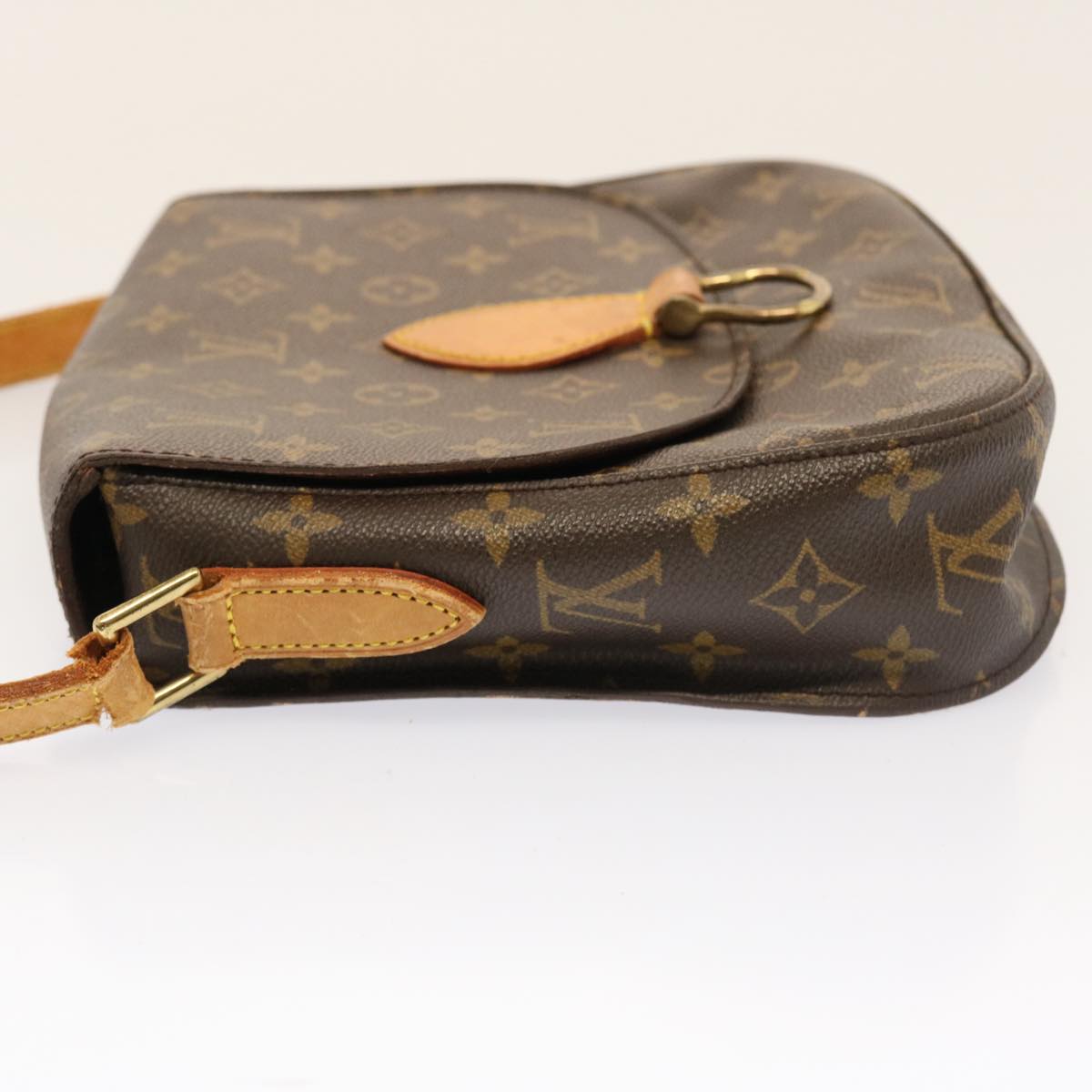 LOUIS VUITTON Monogram Saint Cloud GM Shoulder Bag M51242 LV Auth 53511