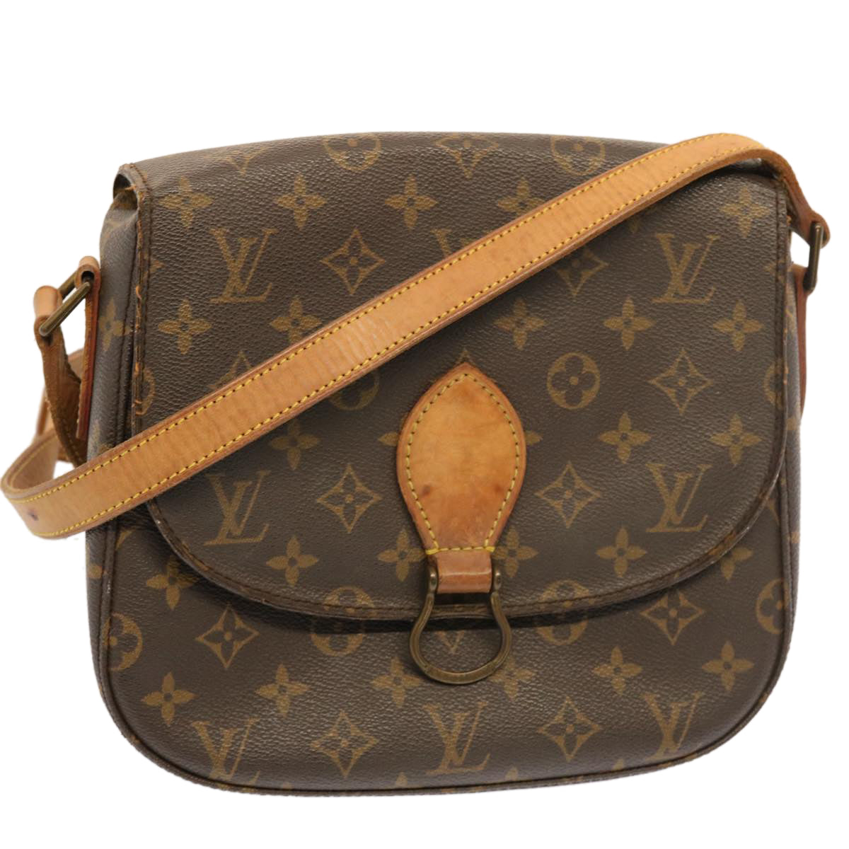 LOUIS VUITTON Monogram Saint Cloud GM Shoulder Bag M51242 LV Auth 53521