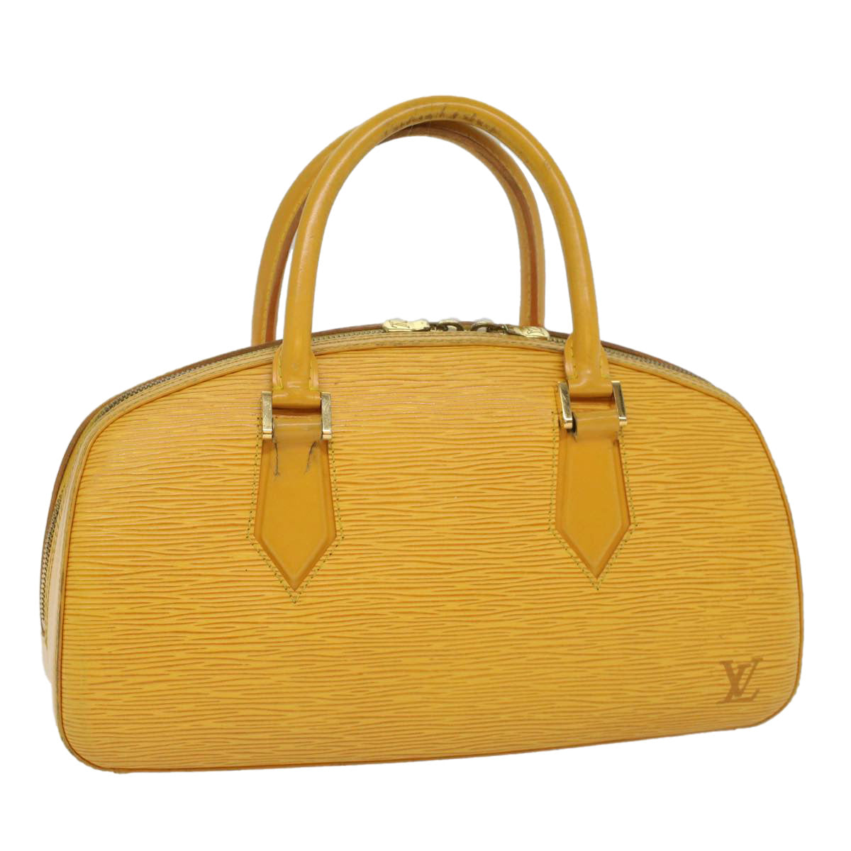 LOUIS VUITTON Epi jasmine Hand Bag Tassili Yellow M52089 LV Auth 53544