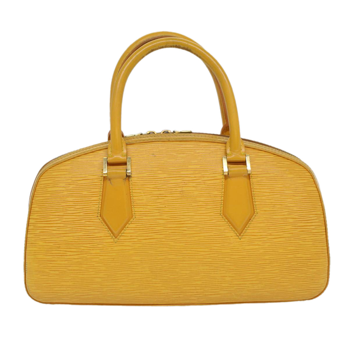 LOUIS VUITTON Epi jasmine Hand Bag Tassili Yellow M52089 LV Auth 53544 - 0