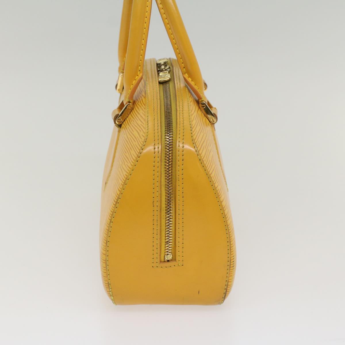 LOUIS VUITTON Epi jasmine Hand Bag Tassili Yellow M52089 LV Auth 53544