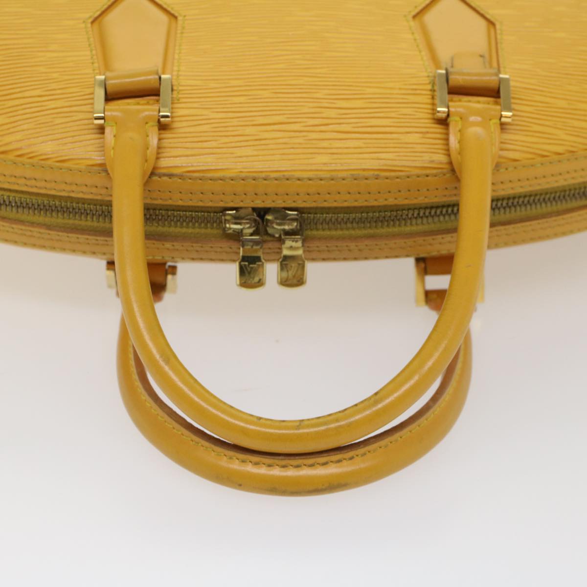 LOUIS VUITTON Epi jasmine Hand Bag Tassili Yellow M52089 LV Auth 53544