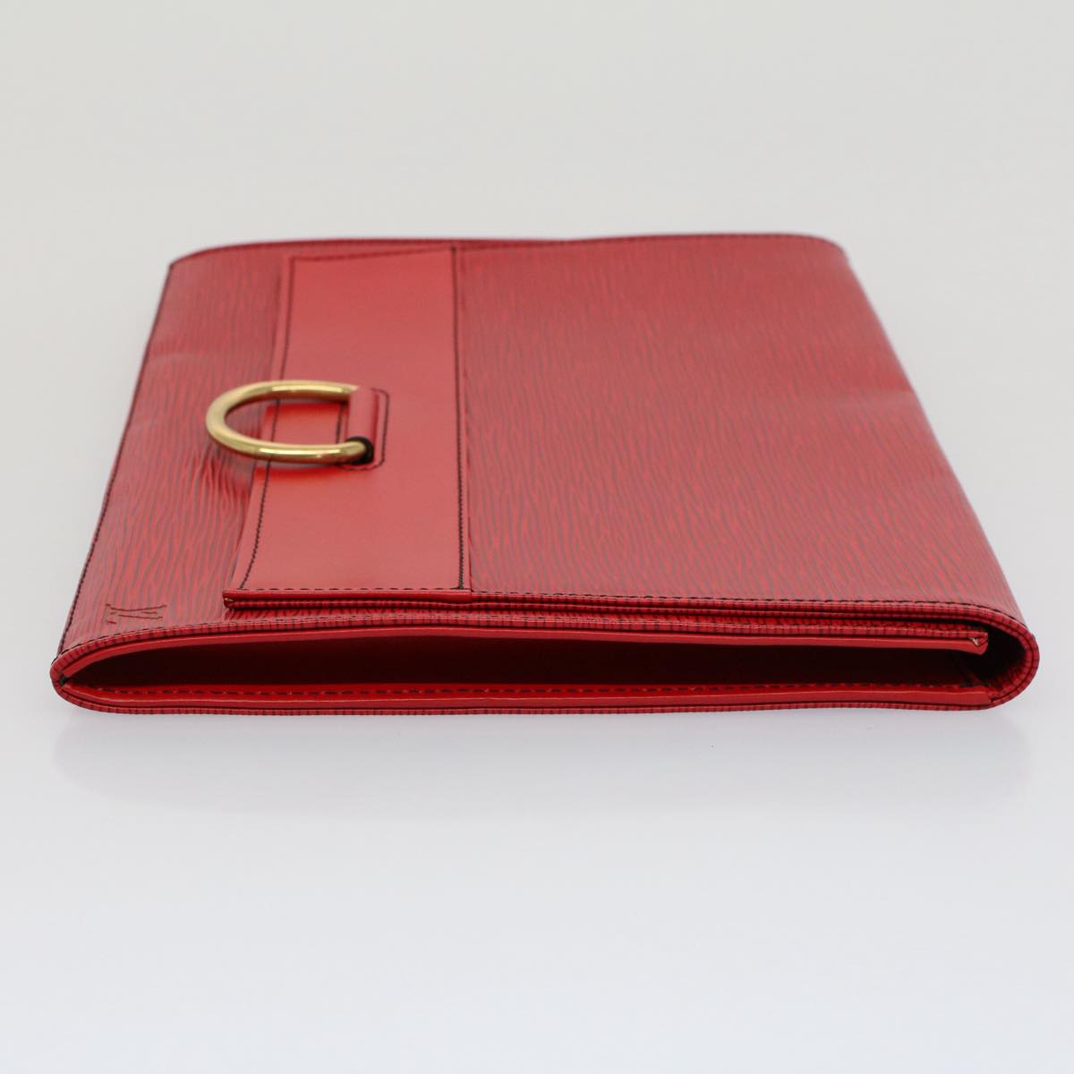 LOUIS VUITTON Epi Jena Clutch Bag Red M52727 LV Auth 53551