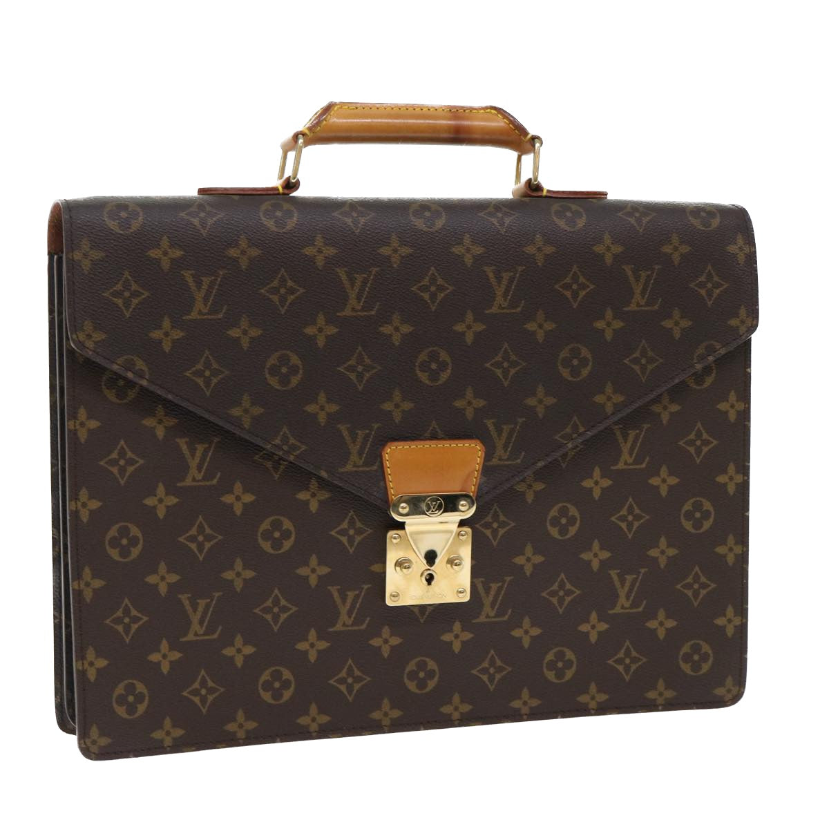 LOUIS VUITTON Monogram Serviette Conseiller Briefcase M53331 LV Auth 53554