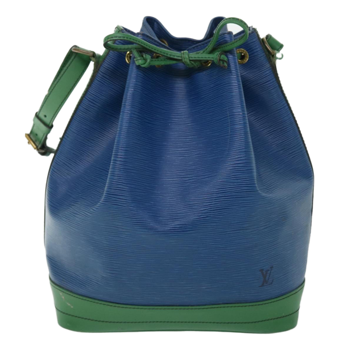 LOUIS VUITTON Epi Tricolor Noe Shoulder Bag Green Blue M44044 LV Auth 53560