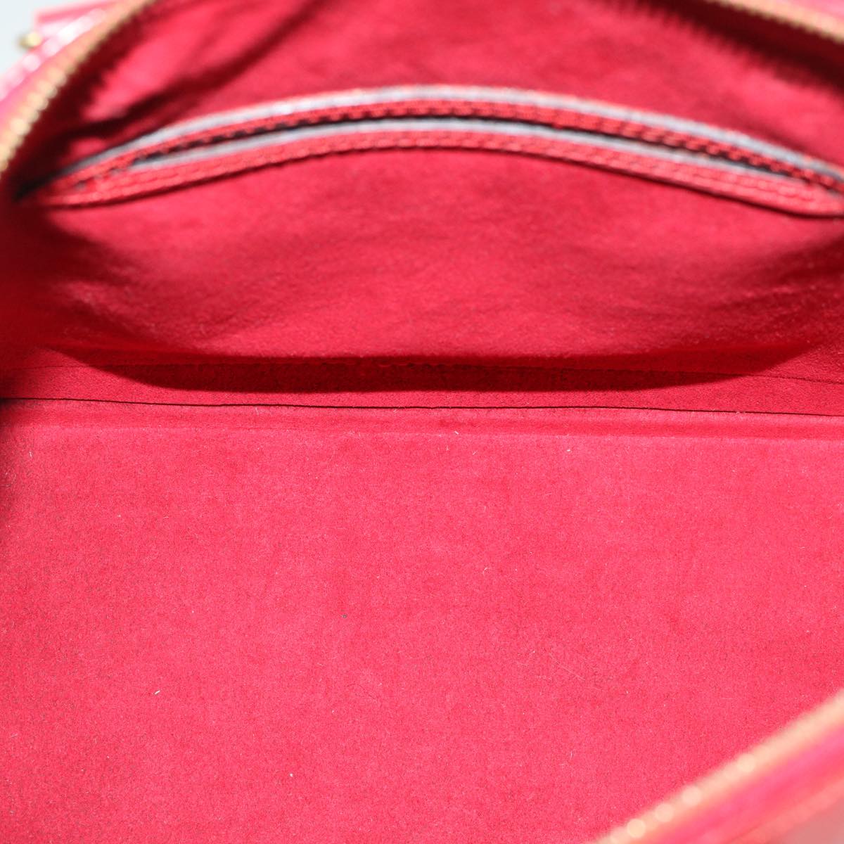 LOUIS VUITTON Epi Alma Hand Bag Castilian Red M52147 LV Auth 53565