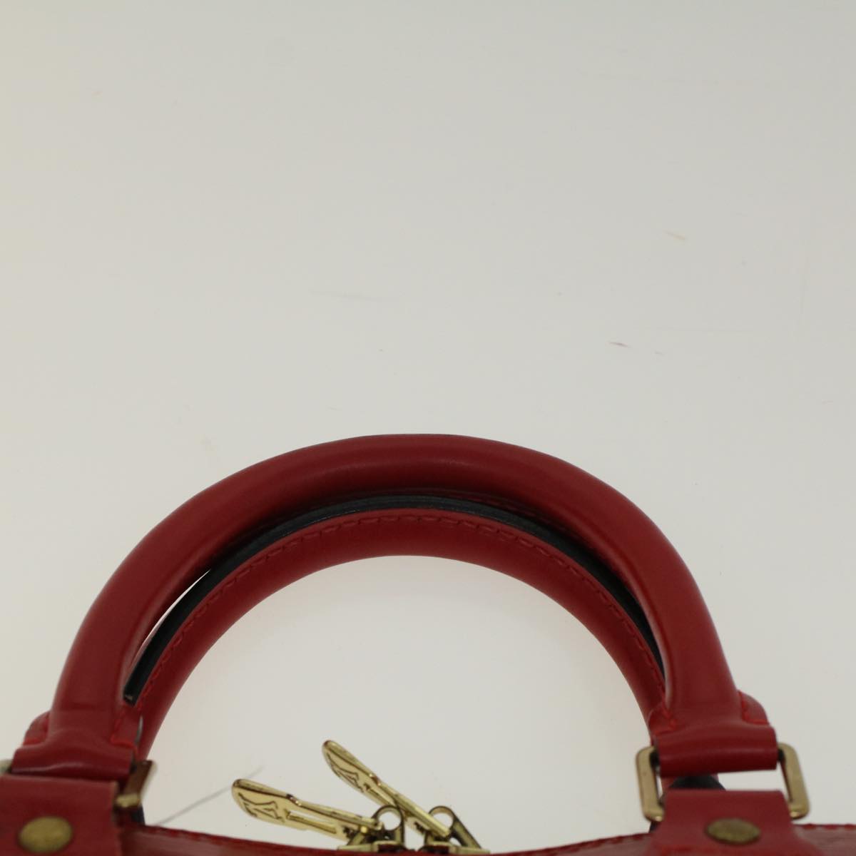 LOUIS VUITTON Epi Alma Hand Bag Castilian Red M52147 LV Auth 53565