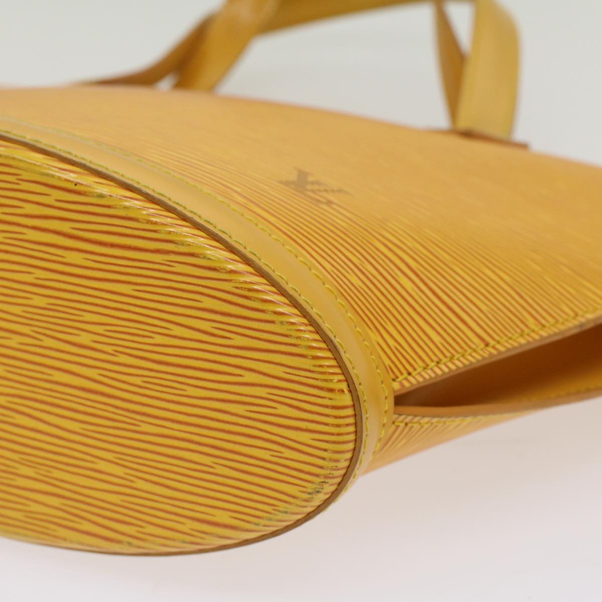 LOUIS VUITTON Epi Saint Jacques Hand Bag Yellow M52279 LV Auth 53568