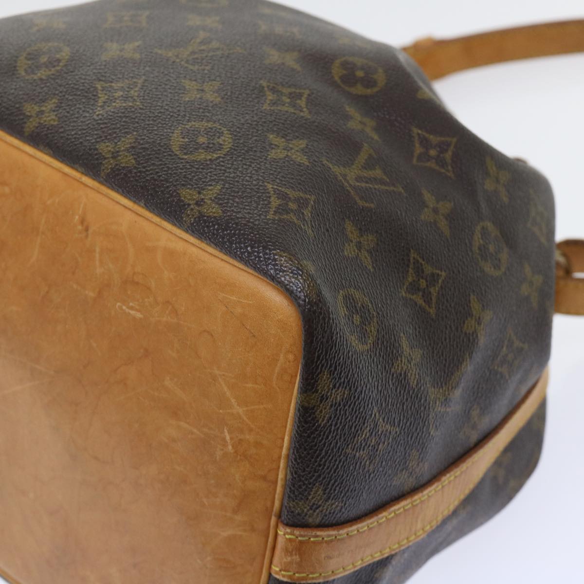 LOUIS VUITTON Monogram Petit Noe Shoulder Bag M42226 LV Auth 53585