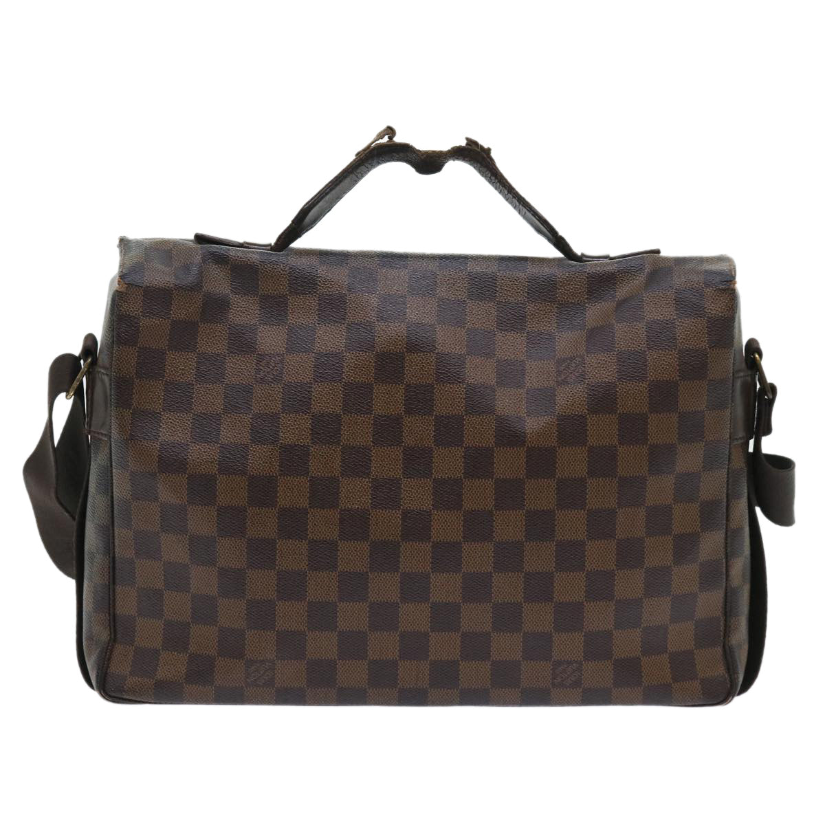 LOUIS VUITTON Damier Ebene Broadway Shoulder Bag N42270 LV Auth 53586