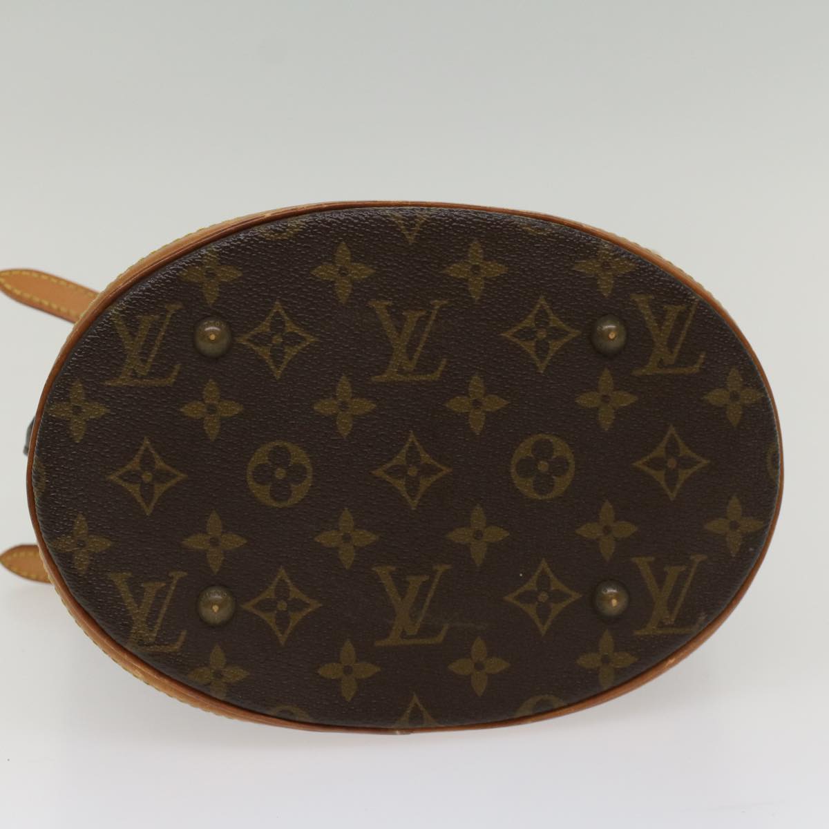 LOUIS VUITTON Monogram Bucket PM Shoulder Bag M42238 LV Auth 53590