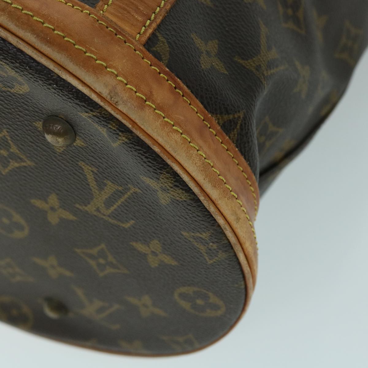 LOUIS VUITTON Monogram Bucket GM Shoulder Bag Vintage M42236 LV Auth 53591