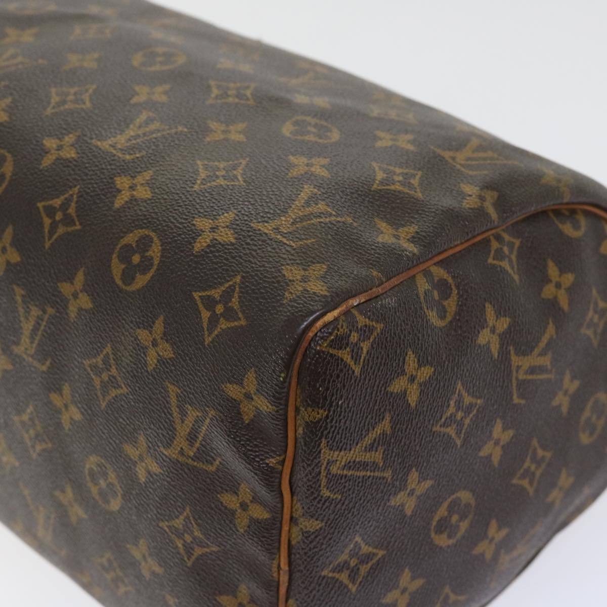 LOUIS VUITTON Monogram Speedy 30 Hand Bag M41526 LV Auth 53618