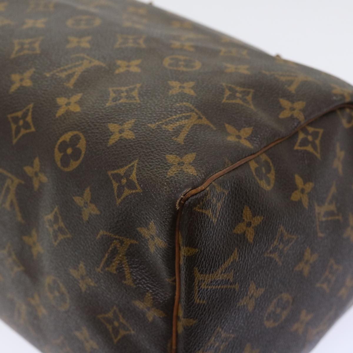 LOUIS VUITTON Monogram Speedy 30 Hand Bag M41526 LV Auth 53618