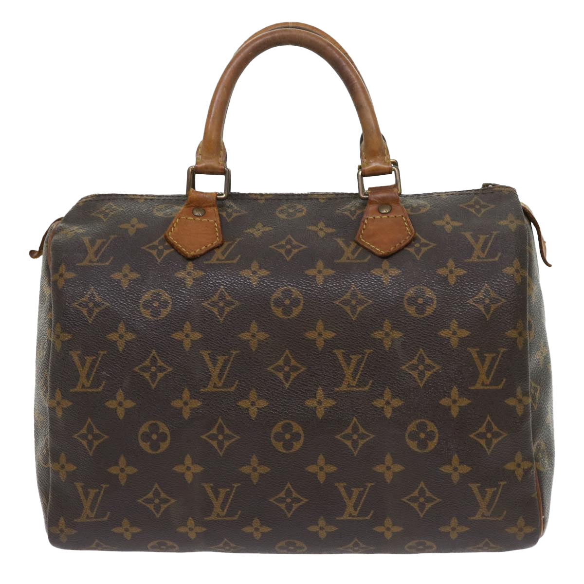 LOUIS VUITTON Monogram Speedy 30 Hand Bag M41526 LV Auth 53618