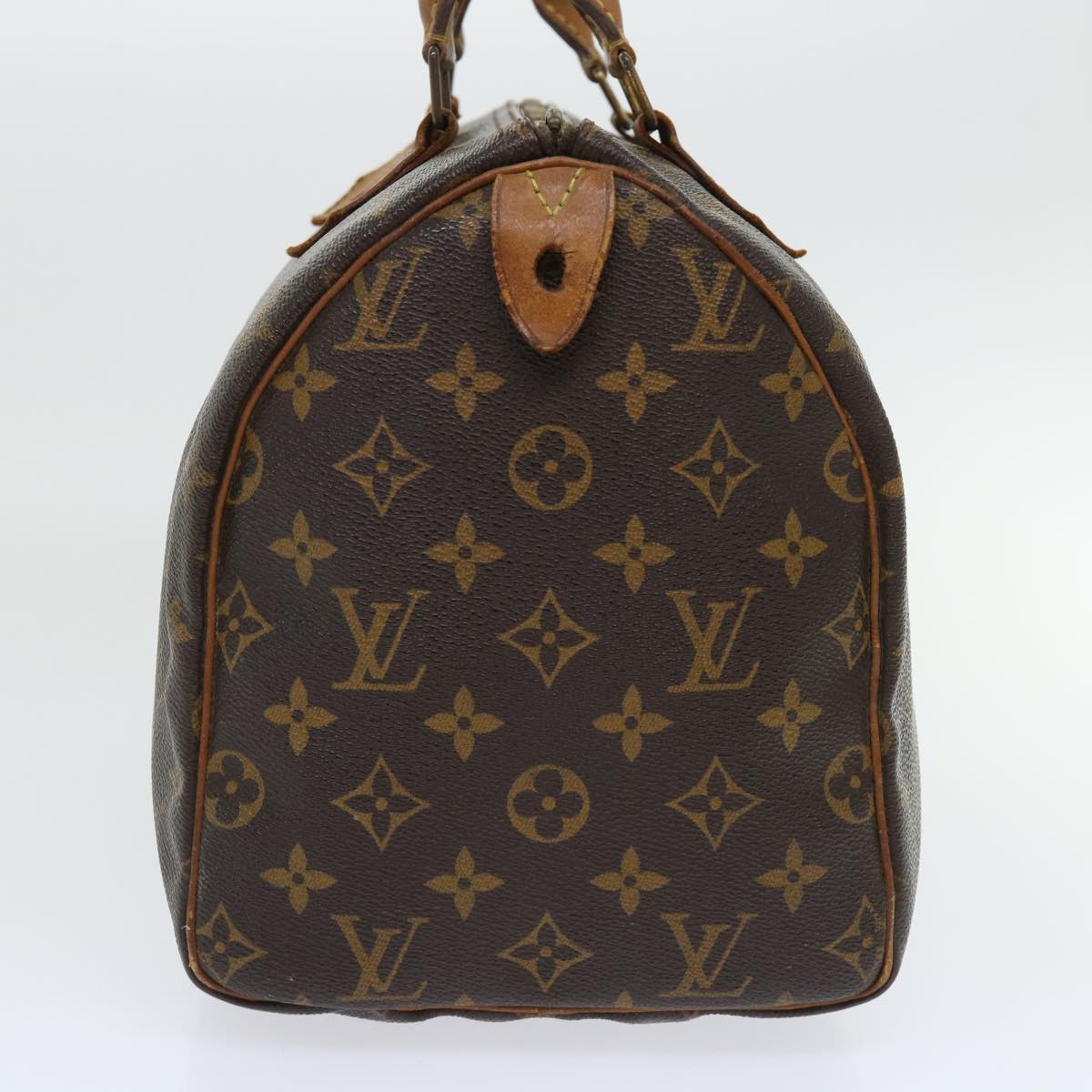 LOUIS VUITTON Monogram Speedy 30 Hand Bag M41526 LV Auth 53618