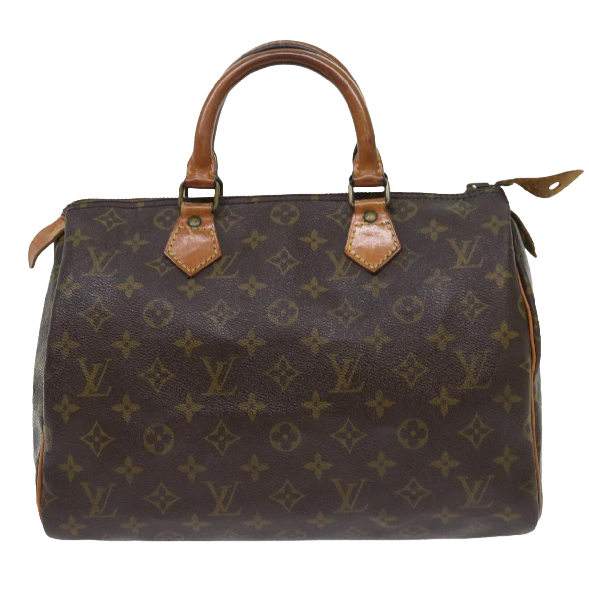 LOUIS VUITTON Monogram Speedy 30 Hand Bag M41526 LV Auth 53619