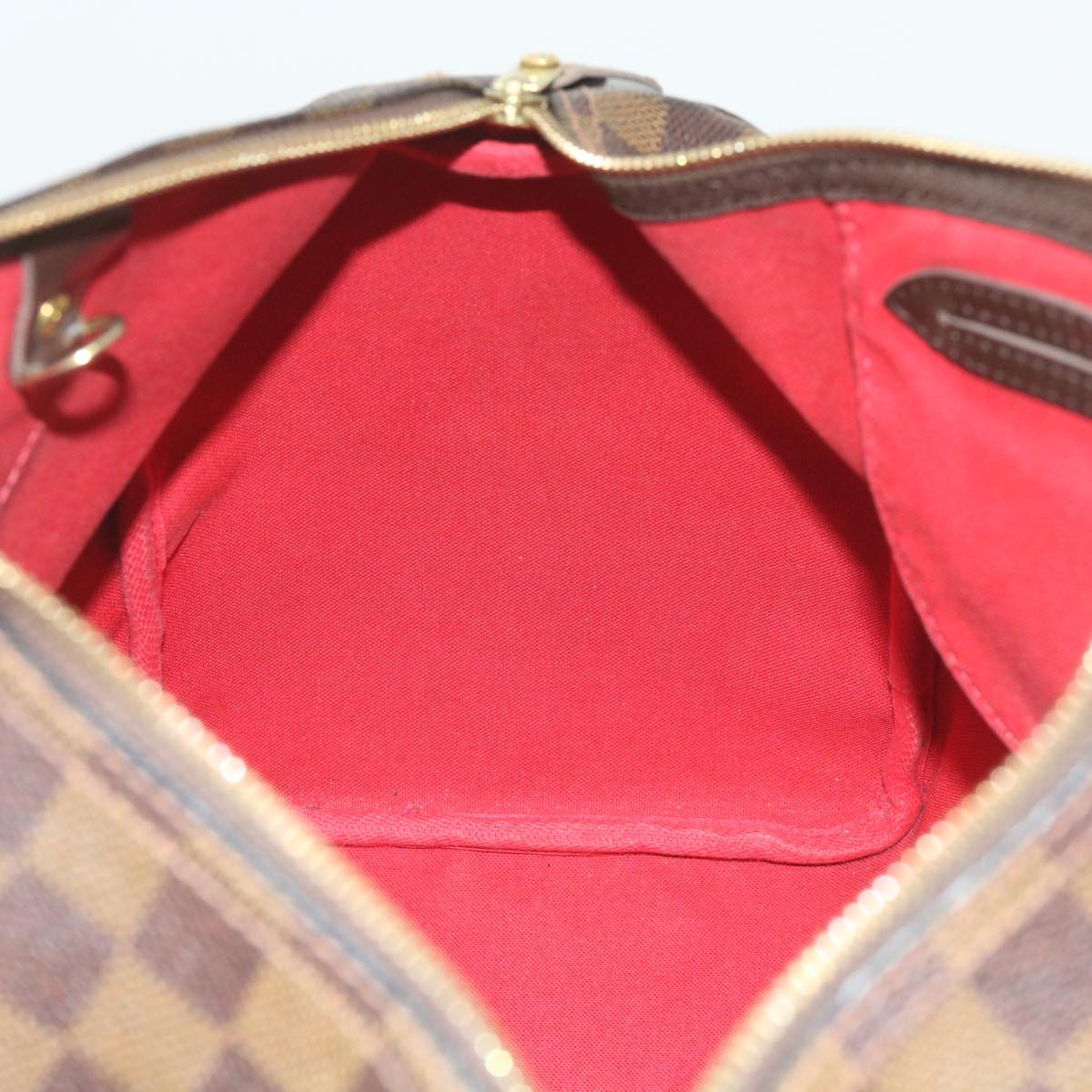 LOUIS VUITTON Damier Ebene Speedy 35 Hand Bag N41363 LV Auth 53620