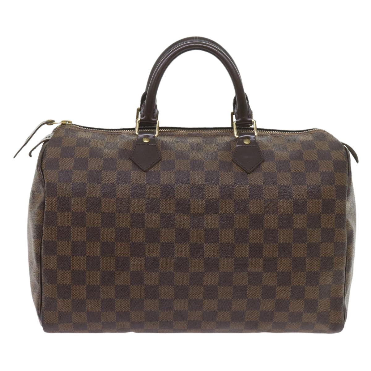 LOUIS VUITTON Damier Ebene Speedy 35 Hand Bag N41363 LV Auth 53620 - 0