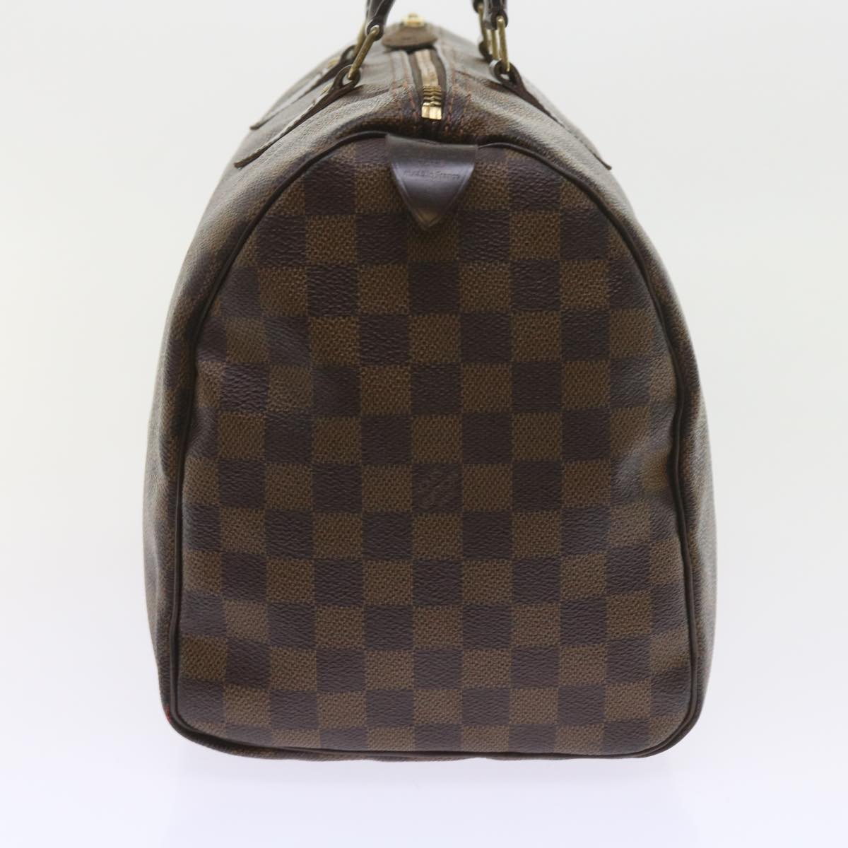 LOUIS VUITTON Damier Ebene Speedy 35 Hand Bag N41363 LV Auth 53620