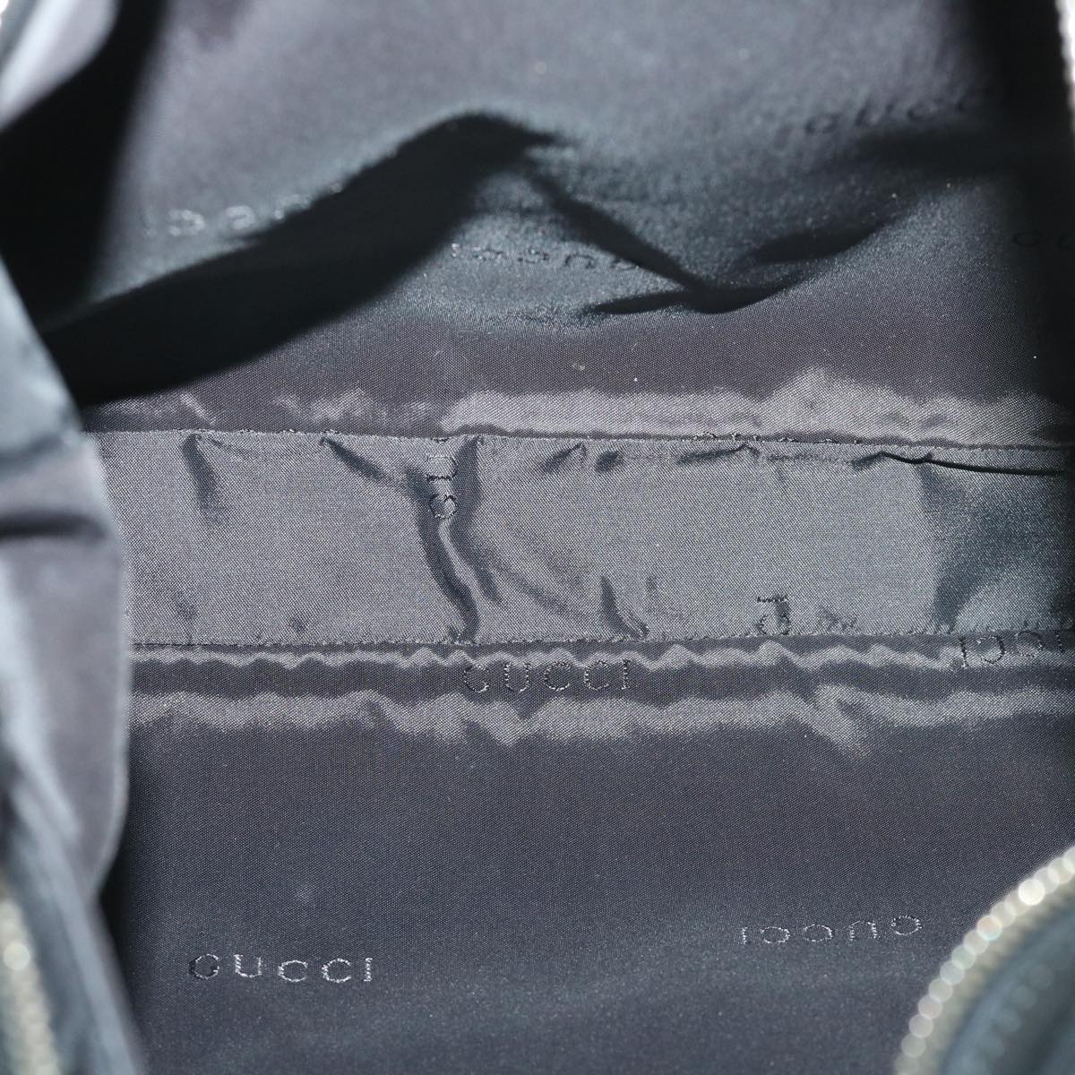 GUCCI Shoulder Bag Nylon Black 001 3341 3444 Auth 53692