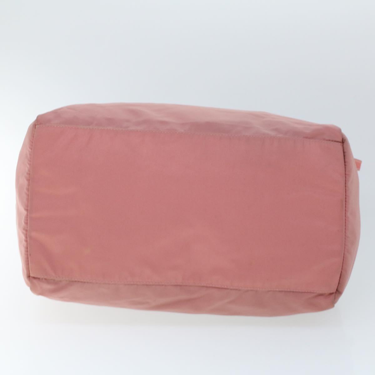 PRADA Hand Bag Nylon Leather Pink Auth 53694