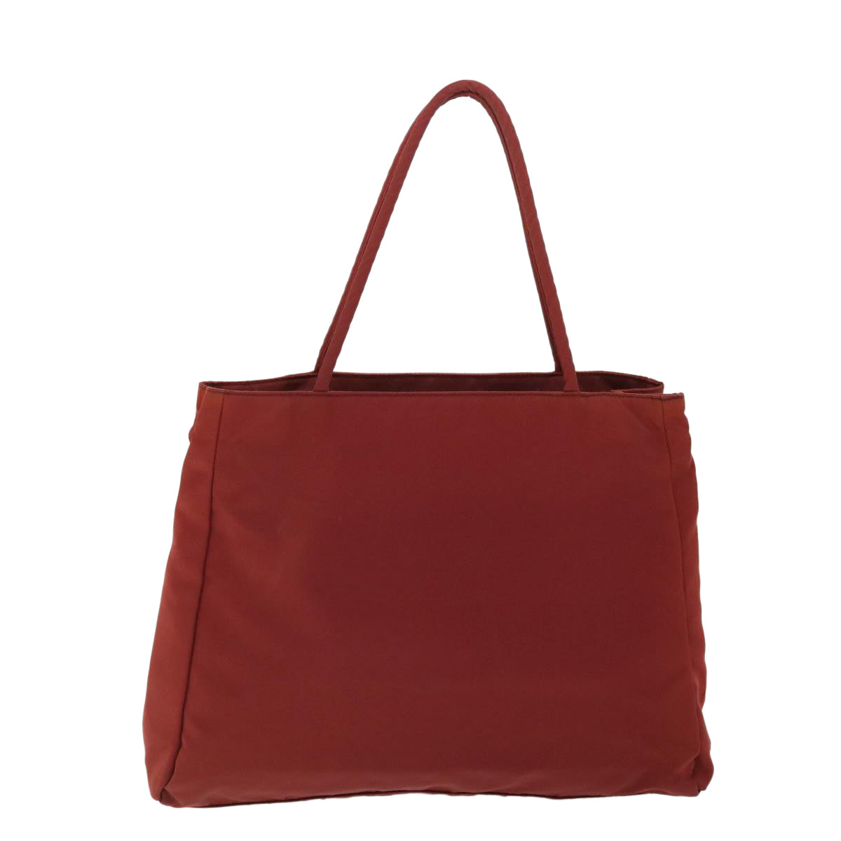 PRADA Hand Bag Nylon Red Auth 53698 - 0