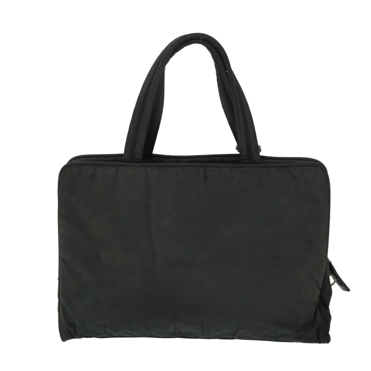 PRADA Hand Bag Nylon Black Auth 53701 - 0